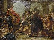 Giovanni Battista Gaulli Called Baccicio The Continence of Scipio Spain oil painting artist